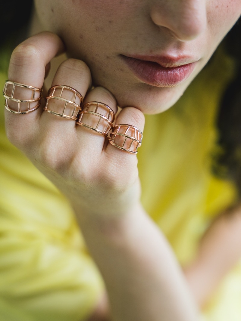 Rose Lattice Ring 4