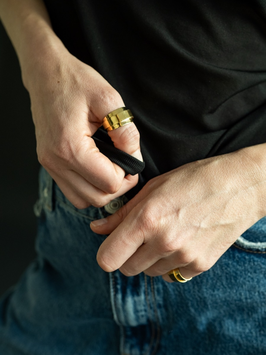 Gold Copernicus Ring 1