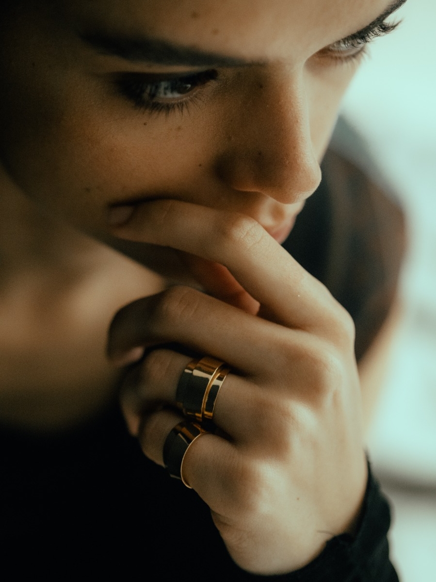 Gold Copernicus Ring 5
