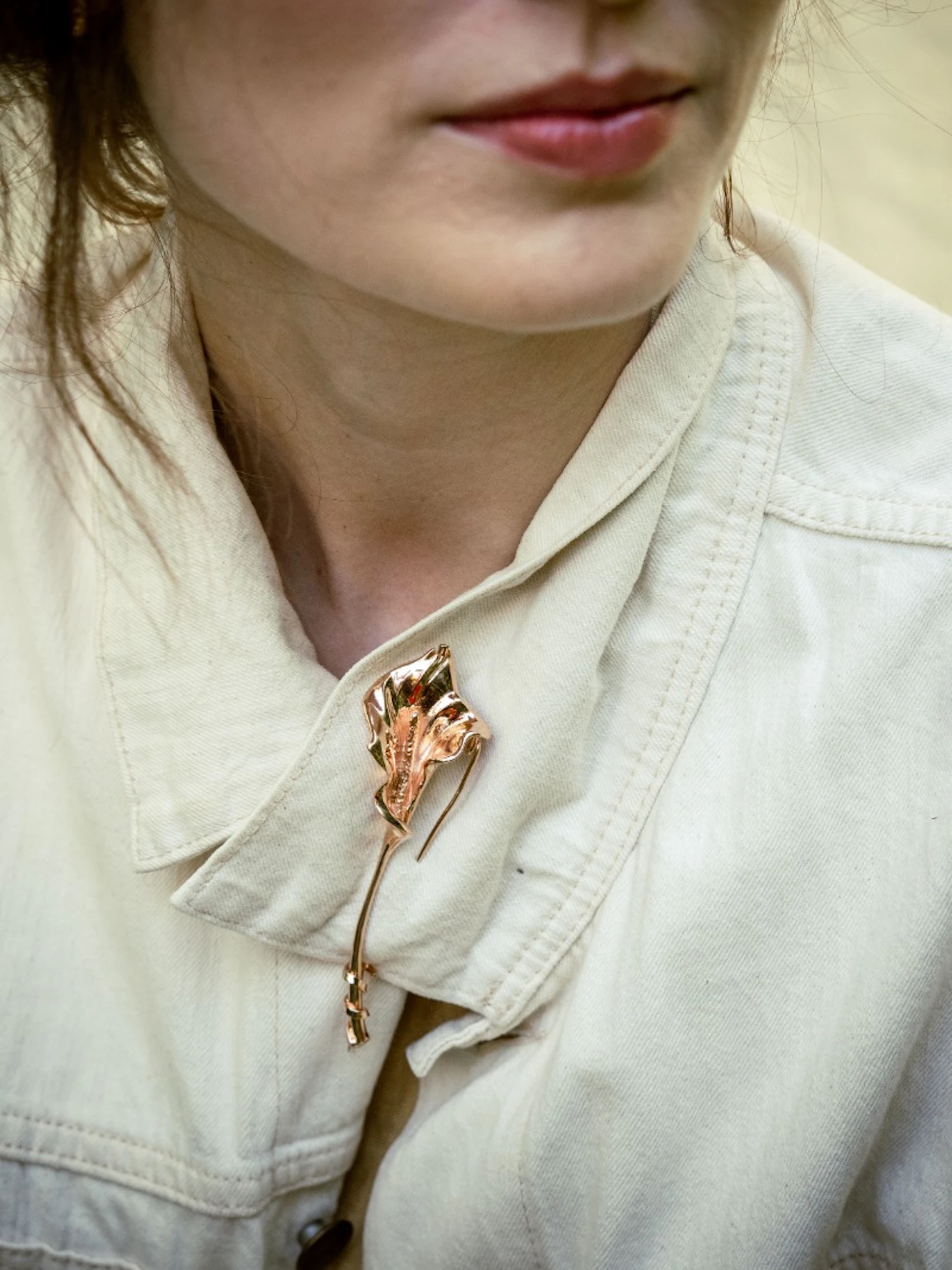 Water Lily Brooch 5