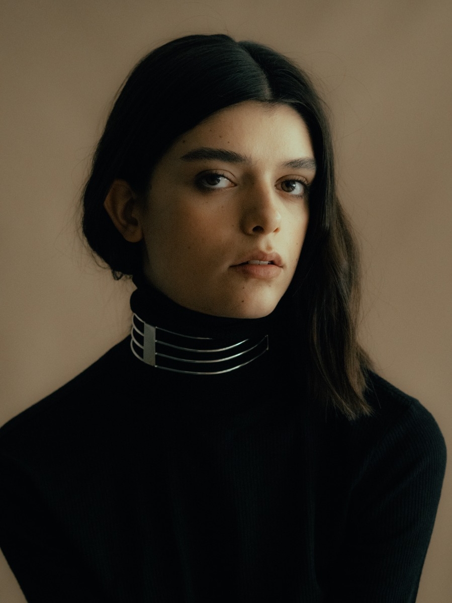 Silver Giraffe Choker 2