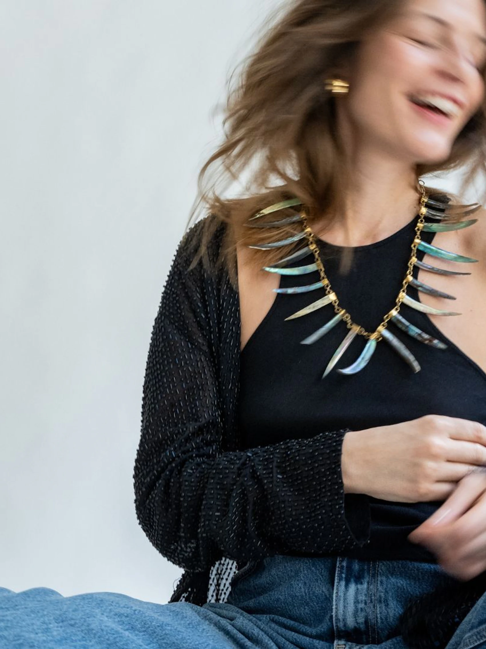 Mother of Pearl Necklace 7