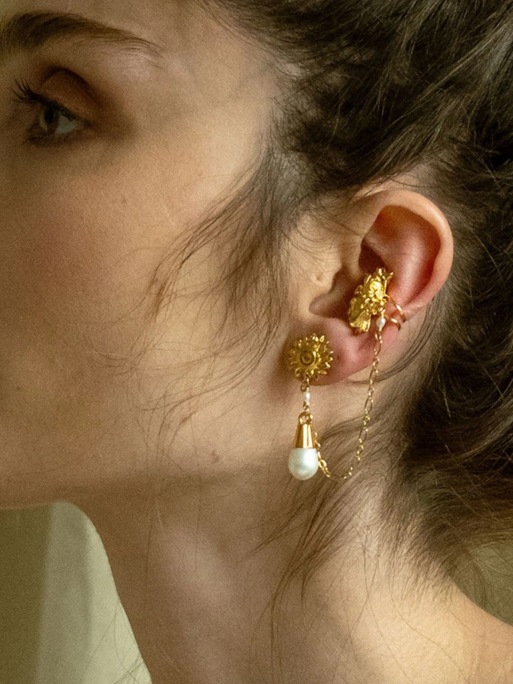 Young Pearl Earcuff 2