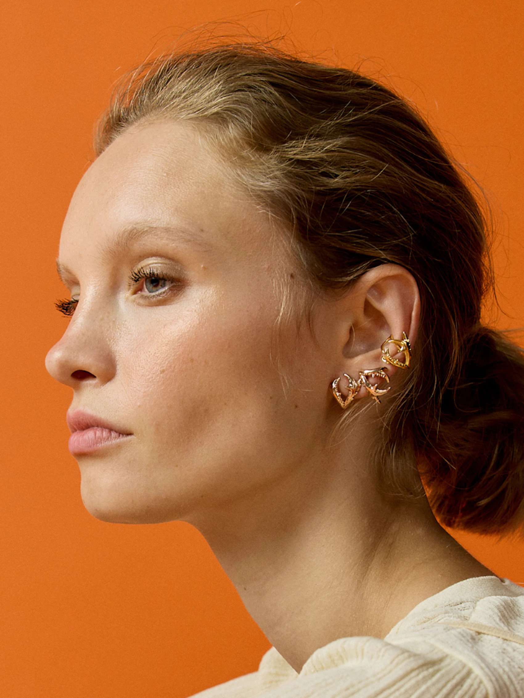 Gold Lucanus Cervus Earcuff 4