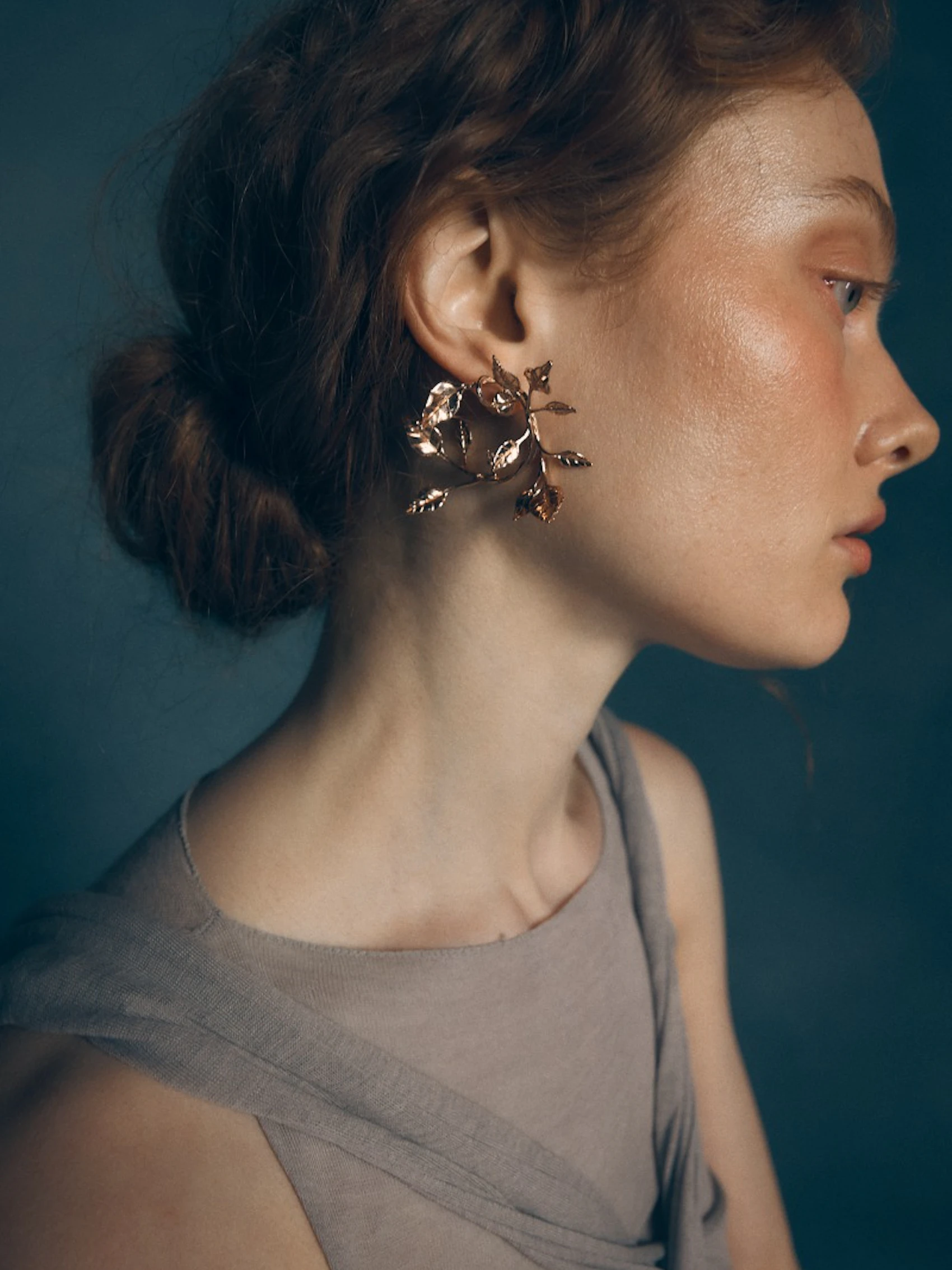 Rose Water Lily Earrings 2