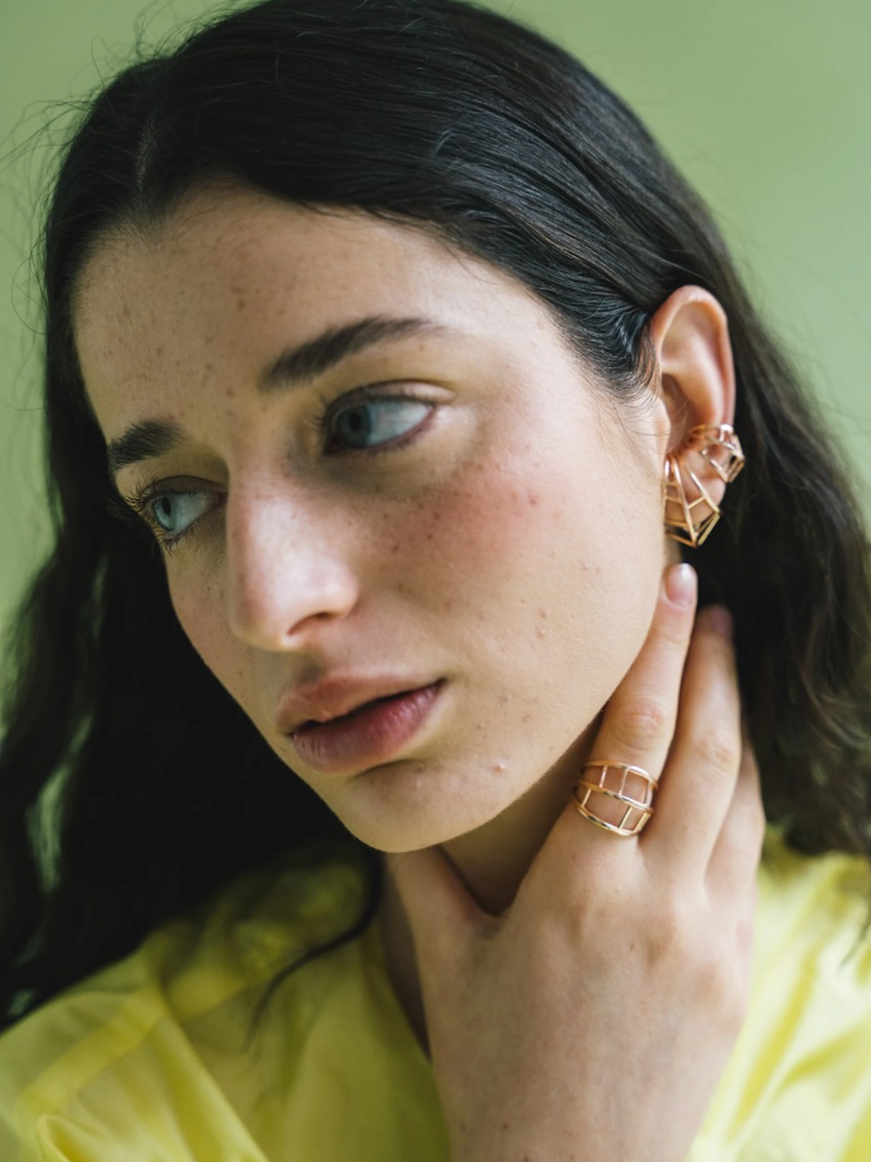 Rose Lattice Earrings 1