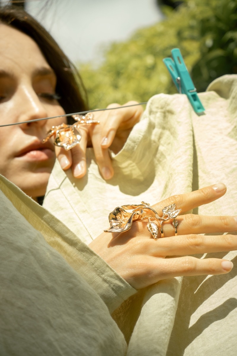 Ethiopian Water Lily Ring 9