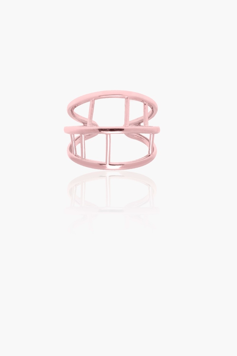 Pink Lattice Ring