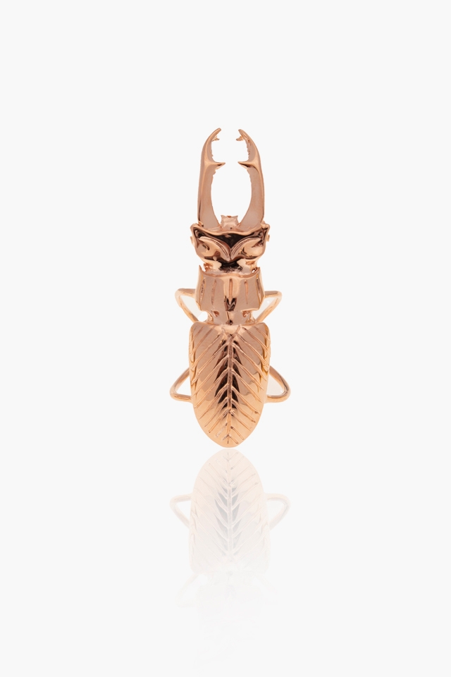 Anillo Ciervo Volador Rosa 0