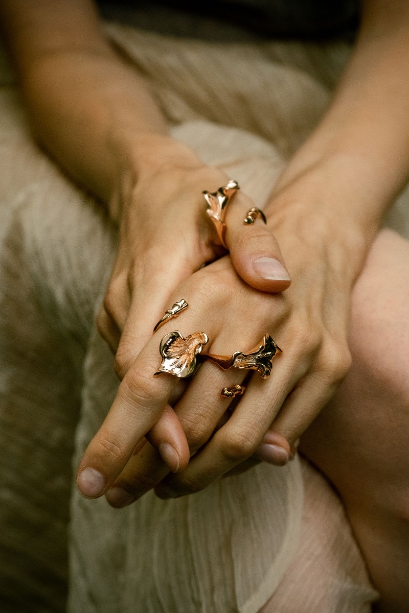 Rose Water Lily Ring  1