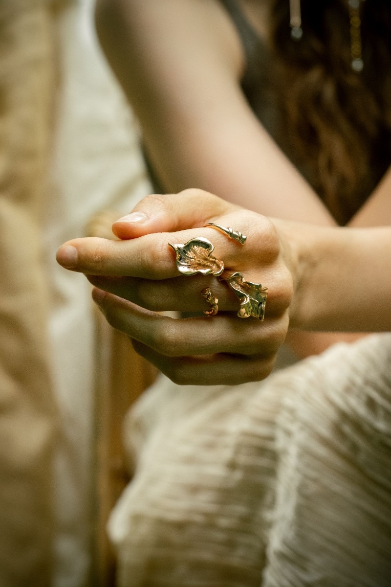 Rose Water Lily Ring  2