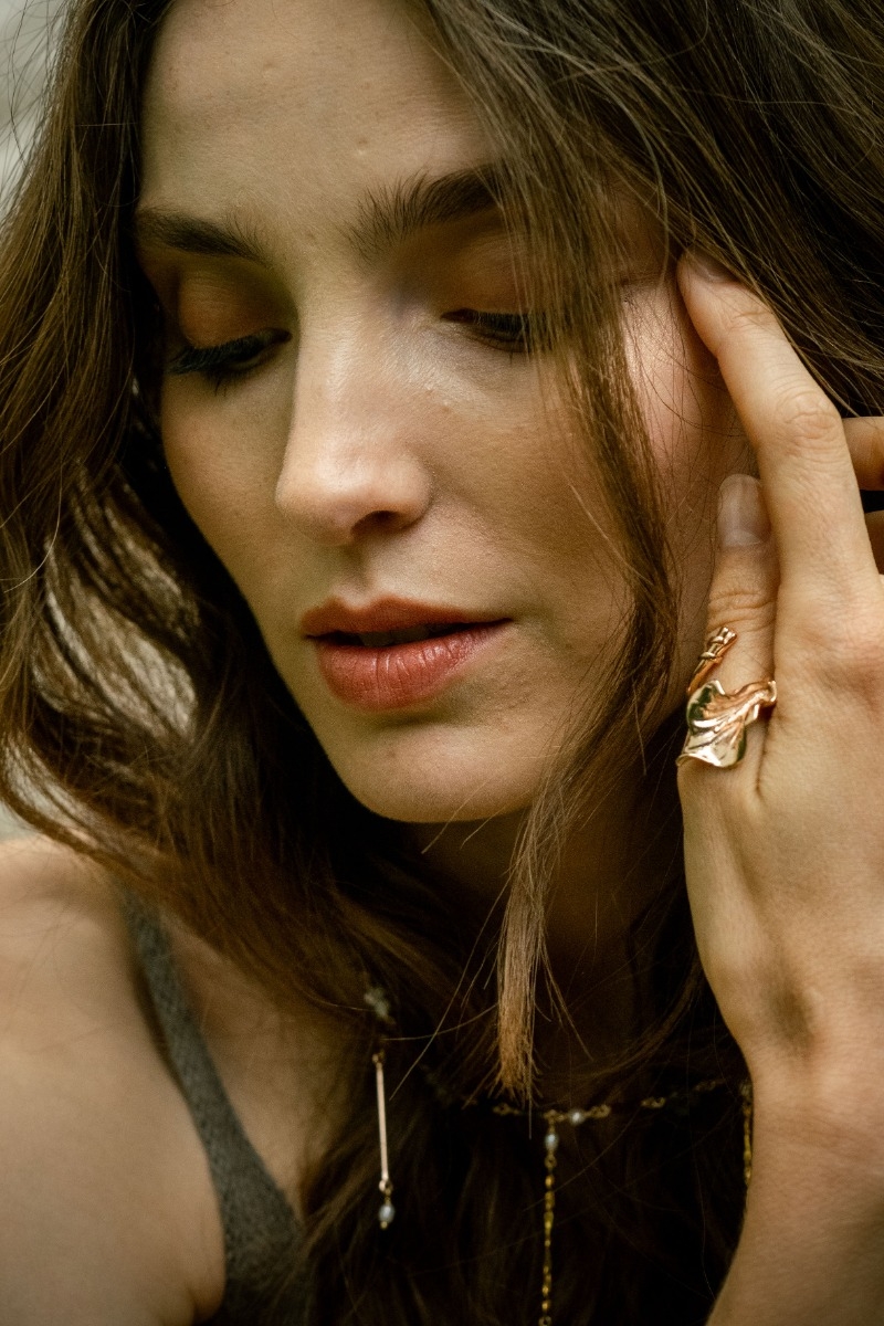 Rose Water Lily Ring  3