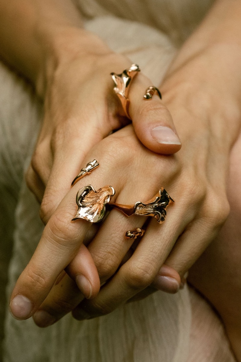 Anillo Lirio de Agua rosa 0