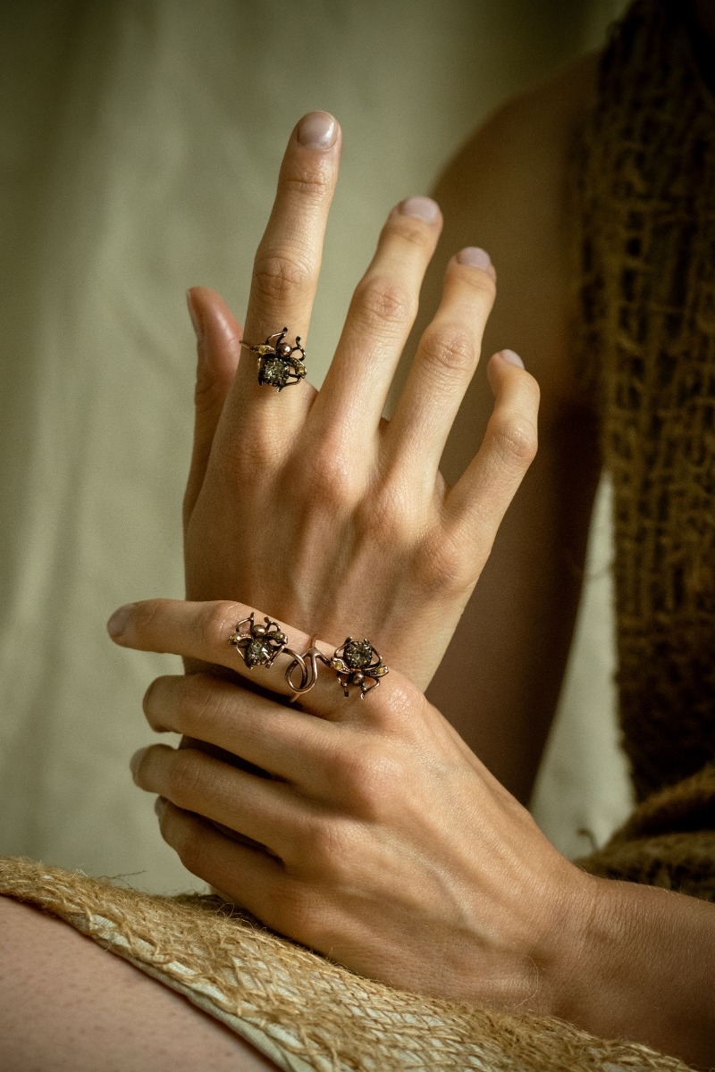 Anillo Moscas Twins 8
