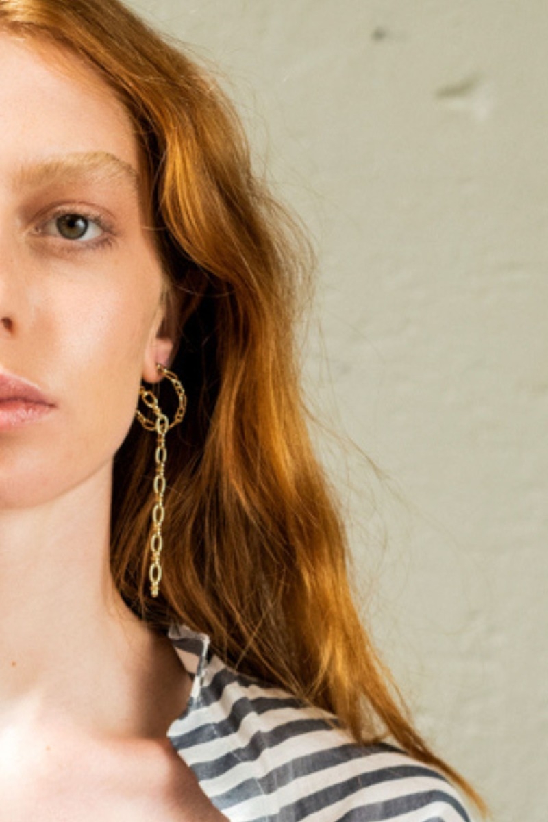 Gold Ariary Hoops  0