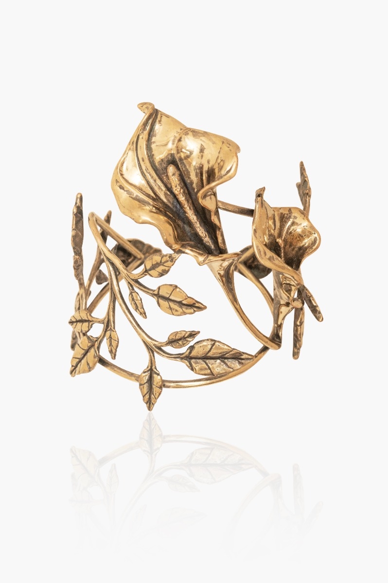 Brazalete Lirio de Agua Envejecido 0