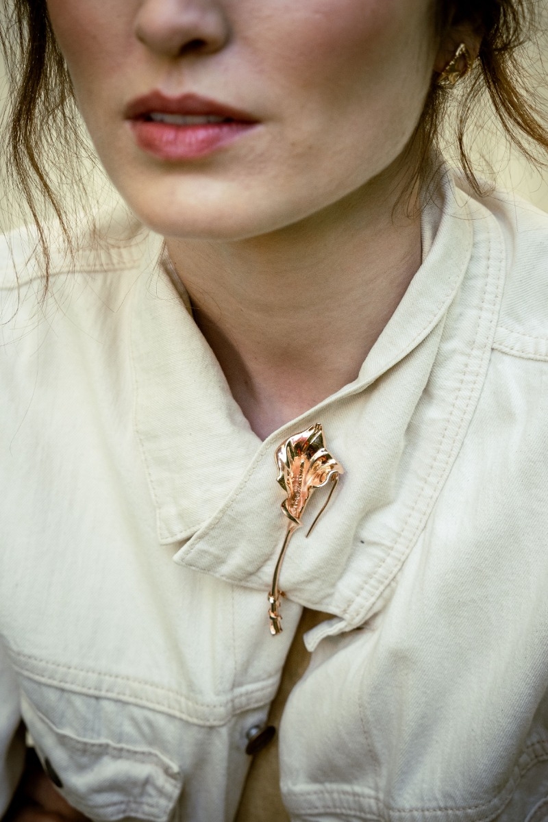 Water Lily Brooch 5