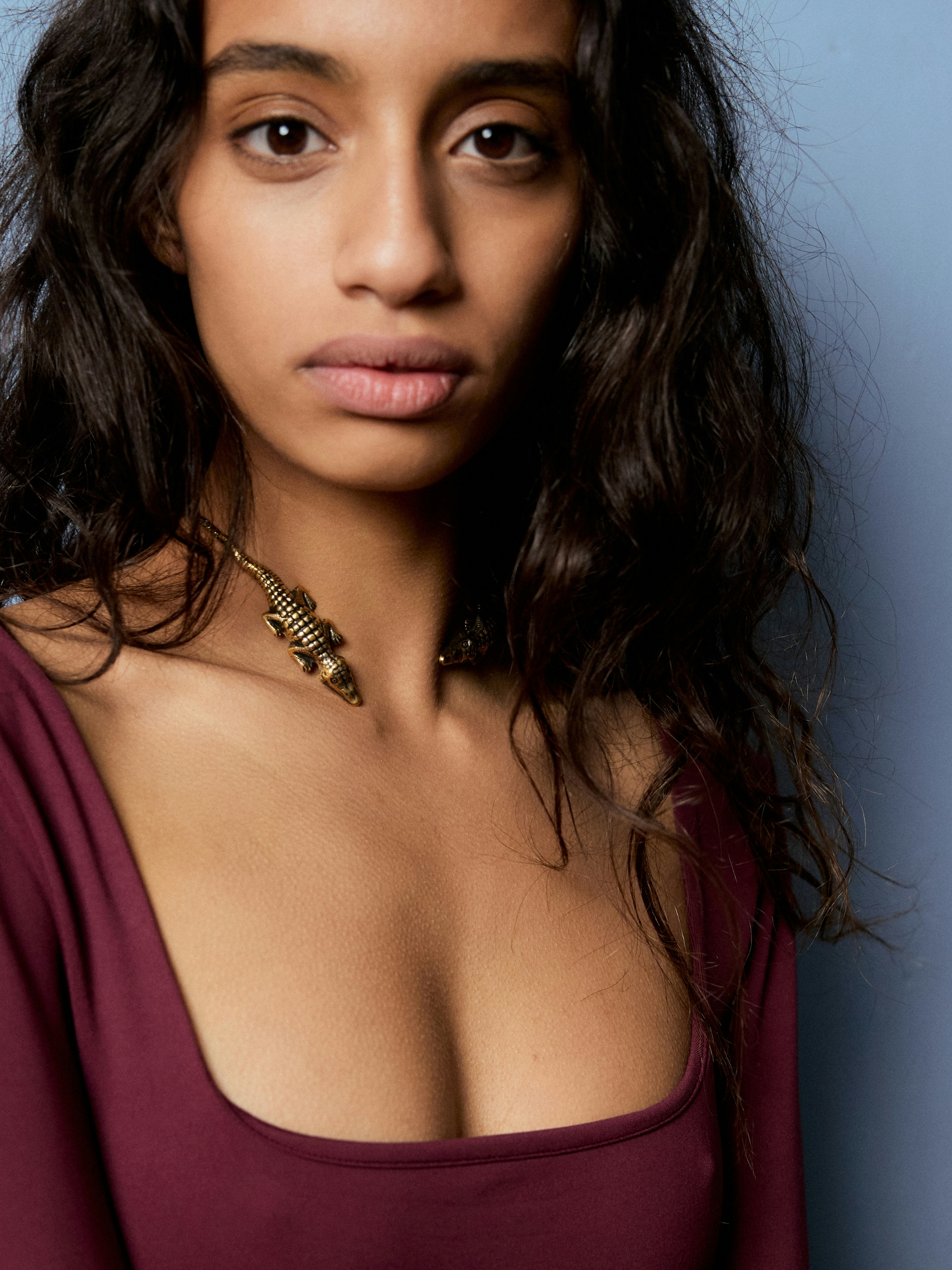 Choker Señor Cocodrilo Envejecido 0