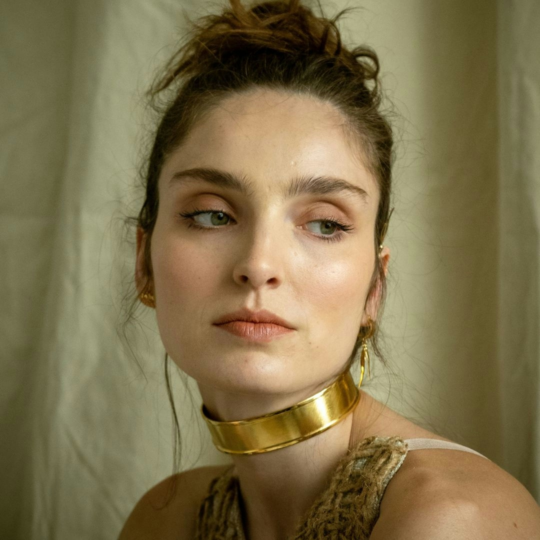 Gold Copernicus Choker 15