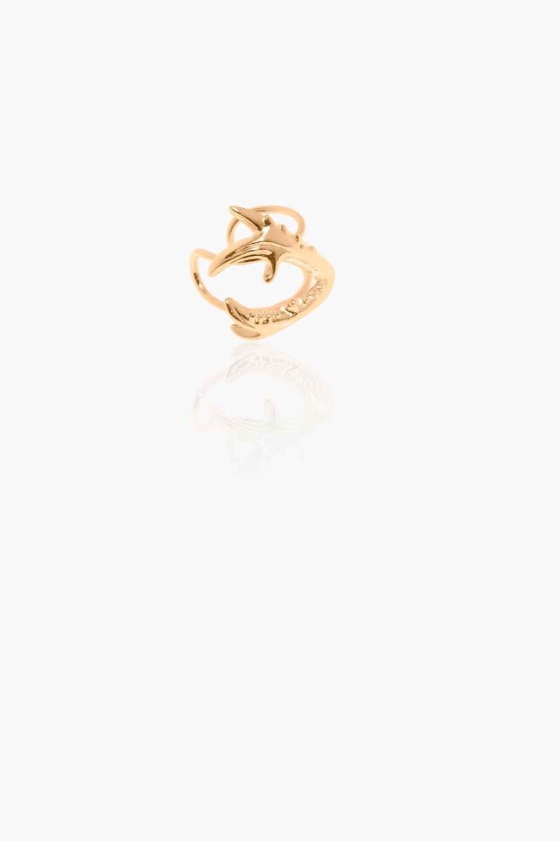 Earcuff Lucanus Cervus Amarillo 0