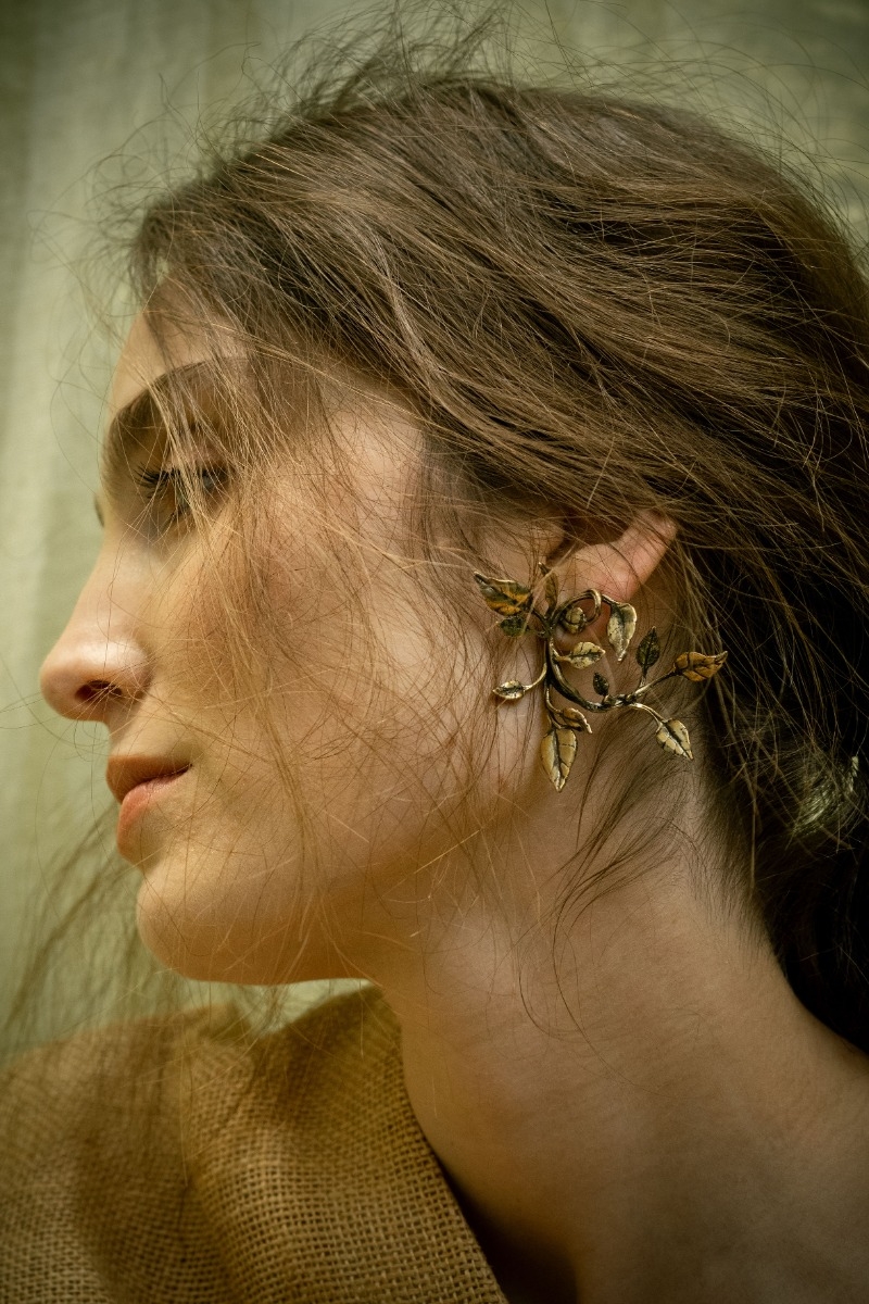 Pendientes Calas Envejecido 1