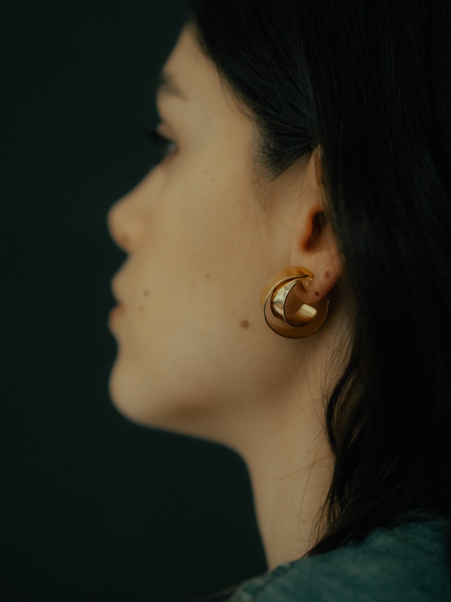 Gold Copernicus Earrings