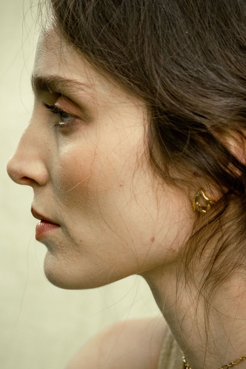 Gold Lucanus Cervus Earrings 0