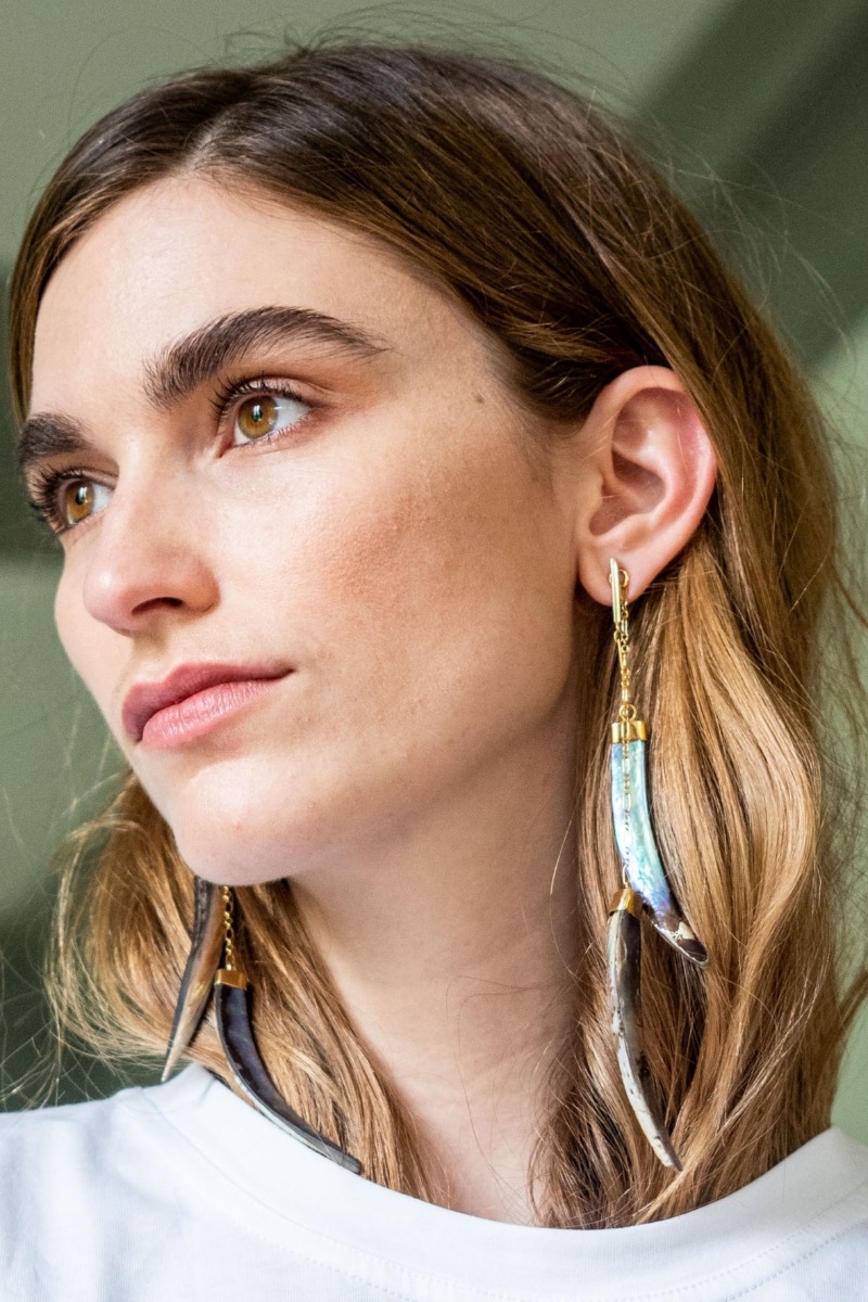 Mother of Pearl Earrings 1