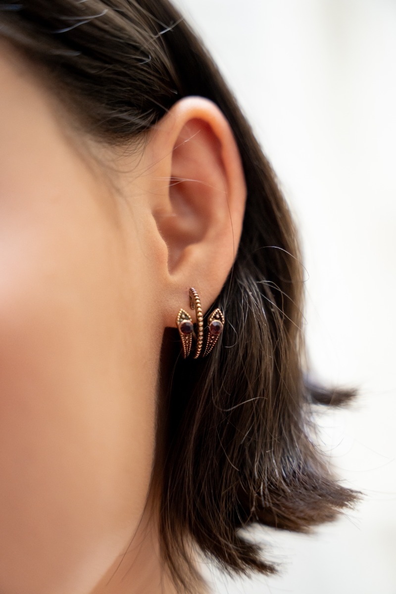 Meteorite Earrings 3
