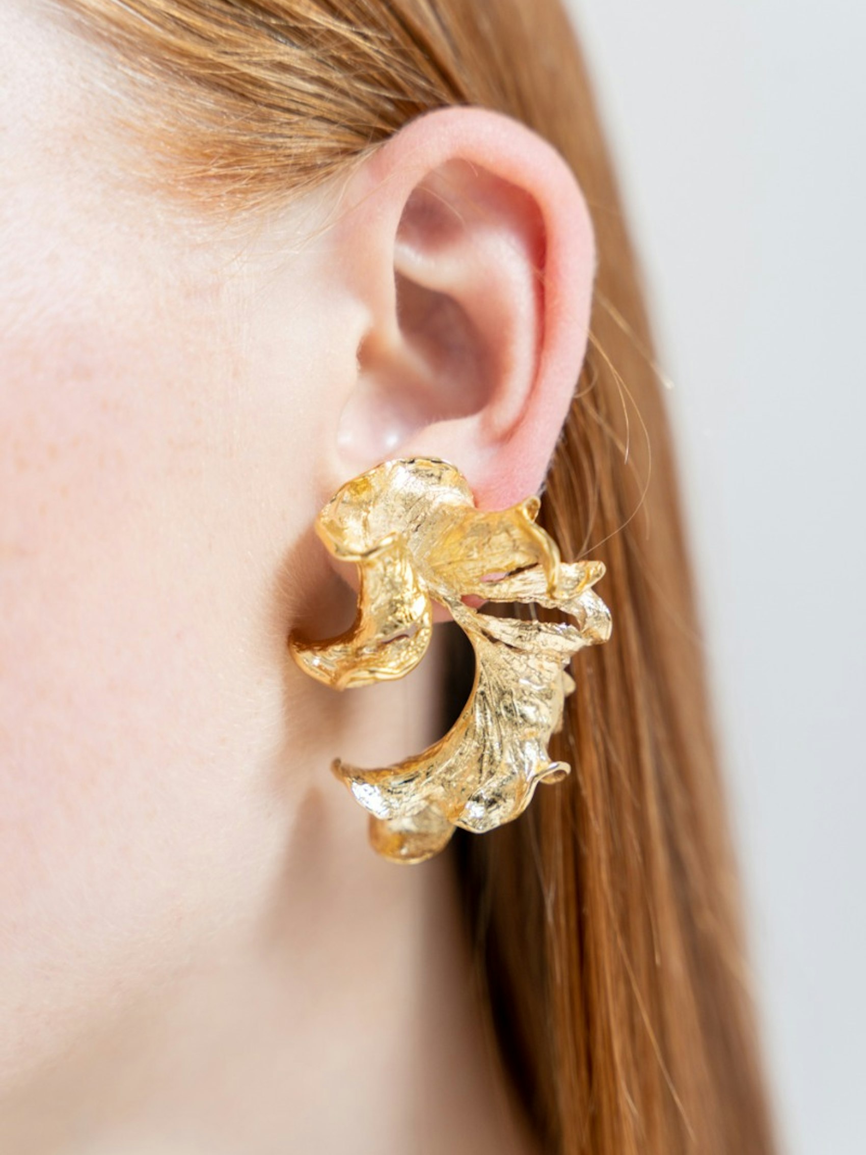 GOLD ACACIA EARRINGS